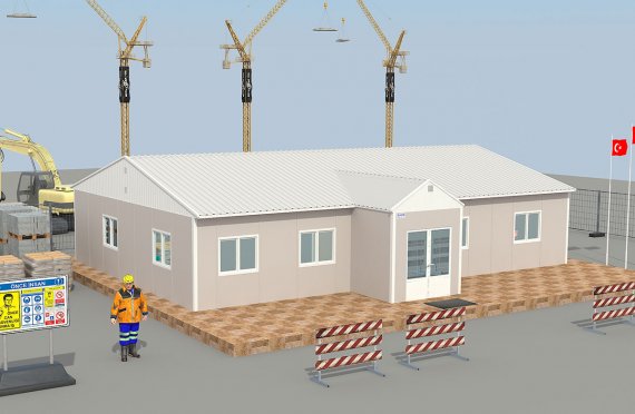 construction de chantier prefabrique