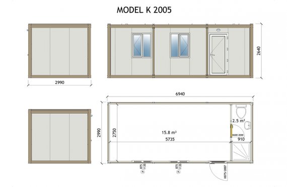 maison container plan